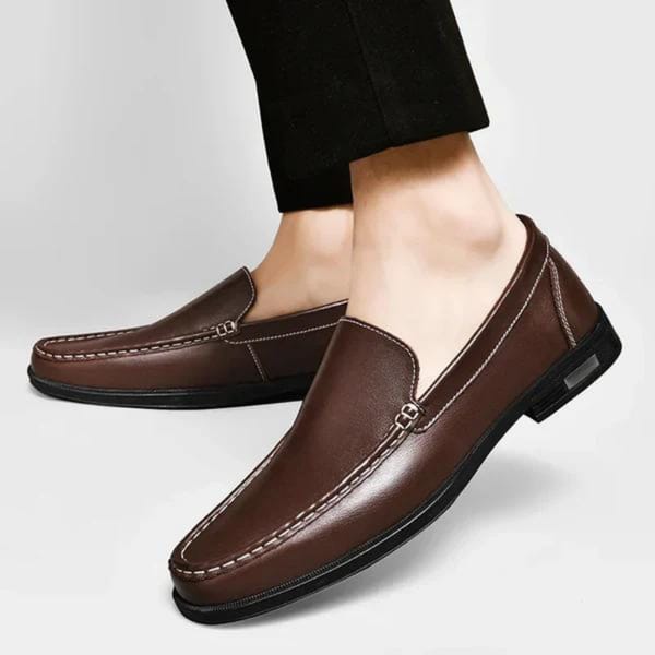 Men’s Original Leather Classic Slip-On Loafers – 2015
