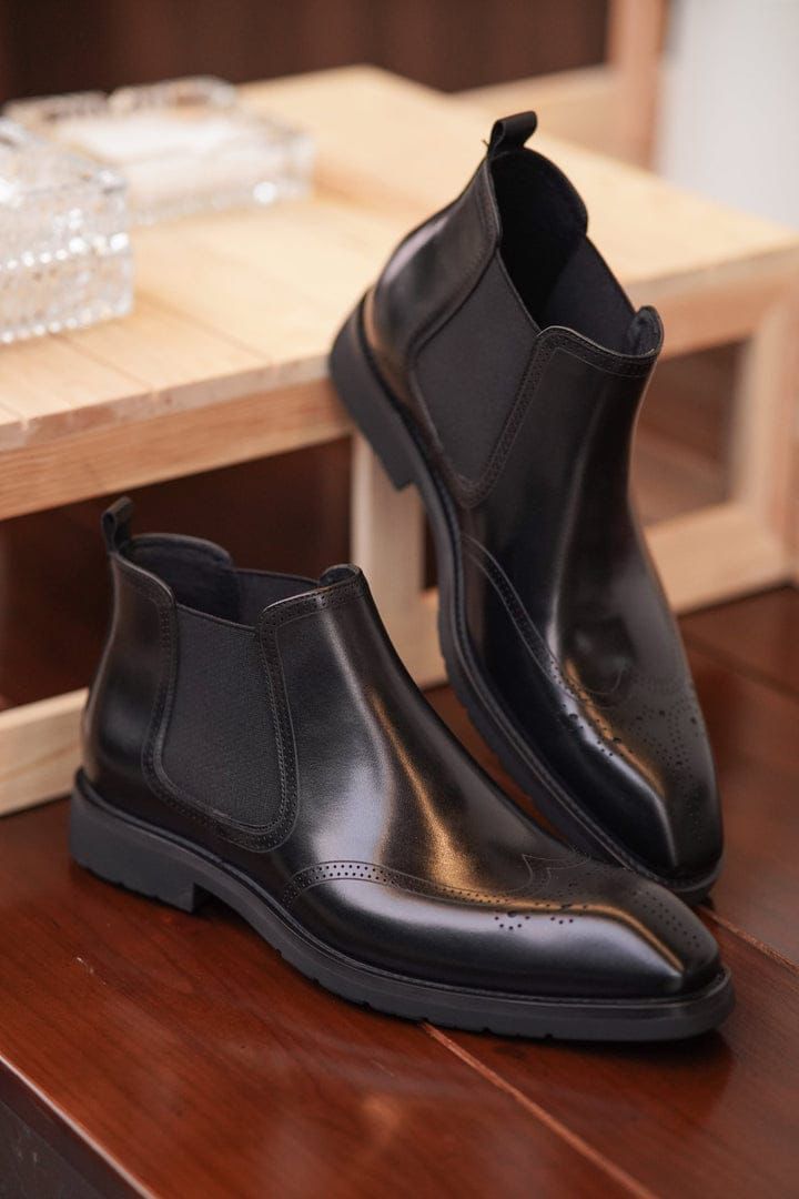 Trendo Shoes Men’s Leather Chelsea Boots - 2224